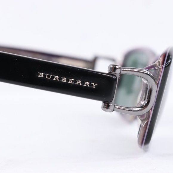Burberry Rectangle Horseshoe Acetate Sunglasses RX - Picture 5 of 11